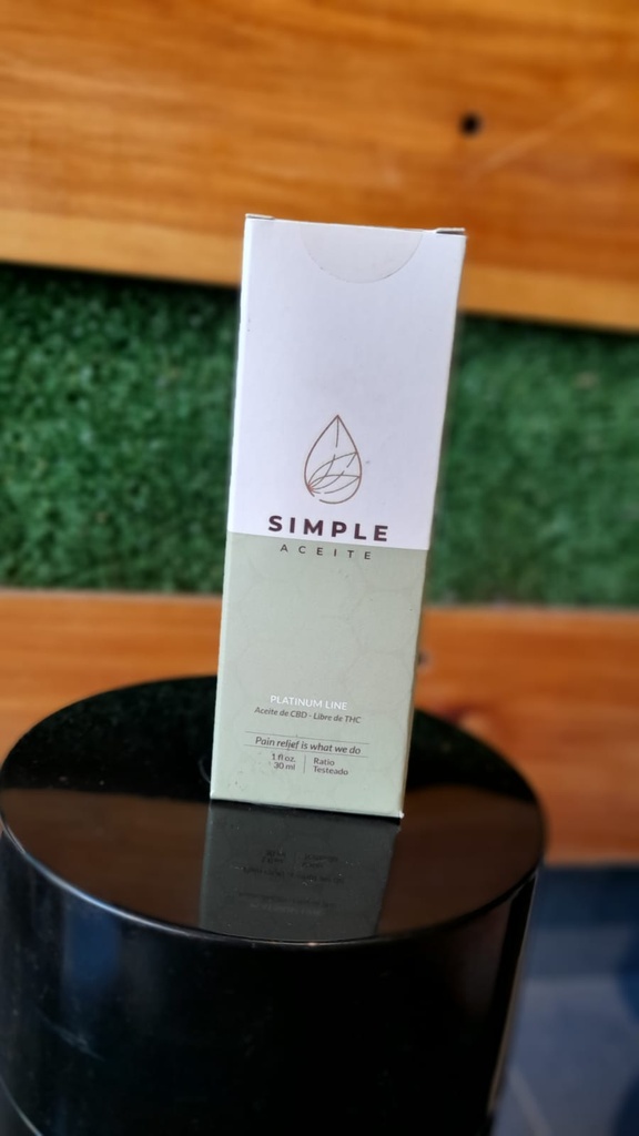 Simple Aceite Platinium Line 100%CBD 30 ml 500mg