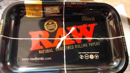 RAW BLACK METAL ROLLING TRAY S