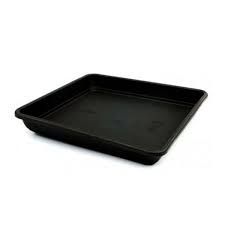 [GW00038] Plato cuadrado 25x25 blanco negro