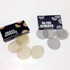 [GW00135] Filtros malla metalica para pipas plata