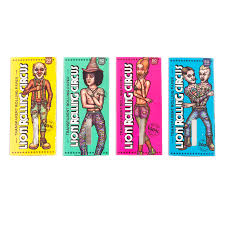 [GW00313] Sedas Celulosa Lion Rolling Circus 1/4 premium iman